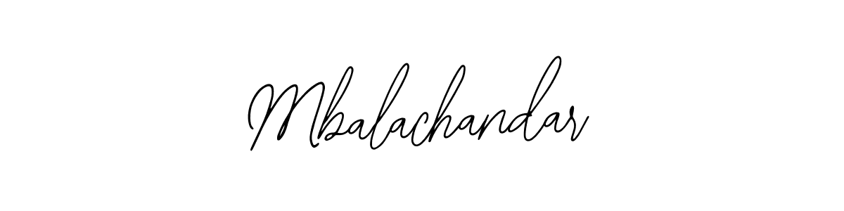 Mbalachandar stylish signature style. Best Handwritten Sign (Bearetta-2O07w) for my name. Handwritten Signature Collection Ideas for my name Mbalachandar. Mbalachandar signature style 12 images and pictures png