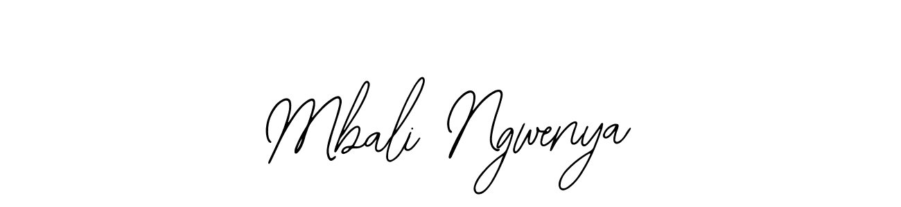 How to make Mbali Ngwenya name signature. Use Bearetta-2O07w style for creating short signs online. This is the latest handwritten sign. Mbali Ngwenya signature style 12 images and pictures png