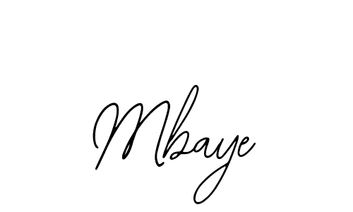 How to make Mbaye signature? Bearetta-2O07w is a professional autograph style. Create handwritten signature for Mbaye name. Mbaye signature style 12 images and pictures png