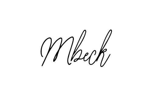 Bearetta-2O07w is a professional signature style that is perfect for those who want to add a touch of class to their signature. It is also a great choice for those who want to make their signature more unique. Get Mbeck name to fancy signature for free. Mbeck signature style 12 images and pictures png