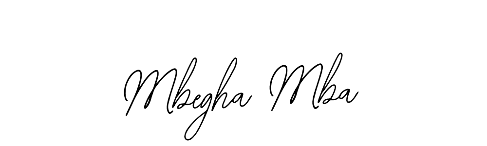 The best way (Bearetta-2O07w) to make a short signature is to pick only two or three words in your name. The name Mbegha Mba include a total of six letters. For converting this name. Mbegha Mba signature style 12 images and pictures png