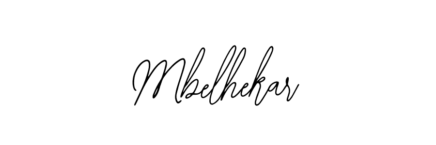 Design your own signature with our free online signature maker. With this signature software, you can create a handwritten (Bearetta-2O07w) signature for name Mbelhekar. Mbelhekar signature style 12 images and pictures png