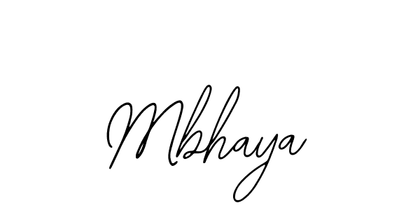 You should practise on your own different ways (Bearetta-2O07w) to write your name (Mbhaya) in signature. don't let someone else do it for you. Mbhaya signature style 12 images and pictures png