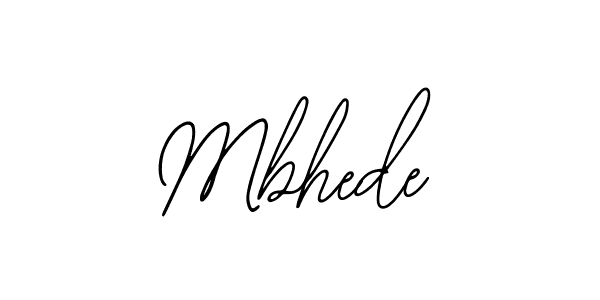 Create a beautiful signature design for name Mbhede. With this signature (Bearetta-2O07w) fonts, you can make a handwritten signature for free. Mbhede signature style 12 images and pictures png