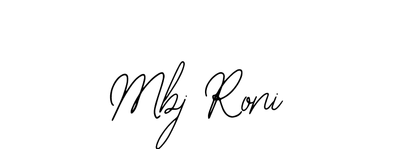 if you are searching for the best signature style for your name Mbj Roni. so please give up your signature search. here we have designed multiple signature styles  using Bearetta-2O07w. Mbj Roni signature style 12 images and pictures png