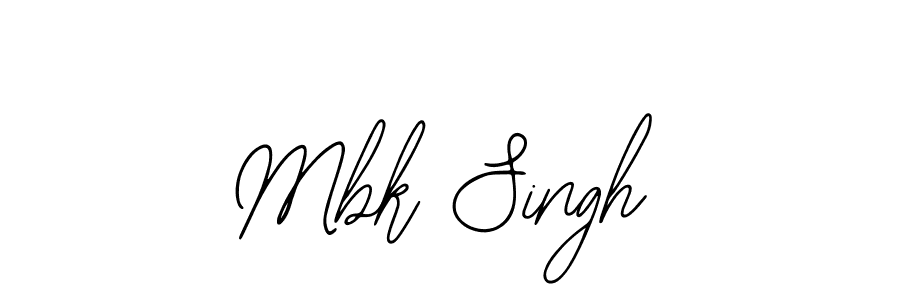 Create a beautiful signature design for name Mbk Singh. With this signature (Bearetta-2O07w) fonts, you can make a handwritten signature for free. Mbk Singh signature style 12 images and pictures png