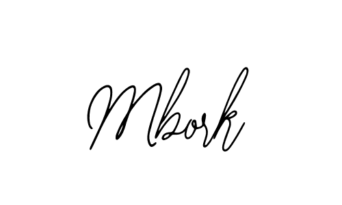 How to make Mbork signature? Bearetta-2O07w is a professional autograph style. Create handwritten signature for Mbork name. Mbork signature style 12 images and pictures png