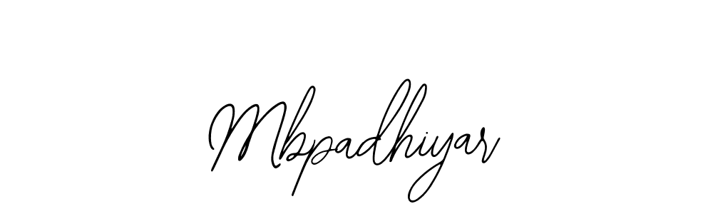 How to make Mbpadhiyar signature? Bearetta-2O07w is a professional autograph style. Create handwritten signature for Mbpadhiyar name. Mbpadhiyar signature style 12 images and pictures png