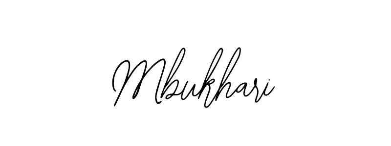 Make a beautiful signature design for name Mbukhari. With this signature (Bearetta-2O07w) style, you can create a handwritten signature for free. Mbukhari signature style 12 images and pictures png