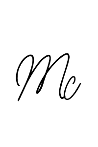 Create a beautiful signature design for name Mc. With this signature (Bearetta-2O07w) fonts, you can make a handwritten signature for free. Mc signature style 12 images and pictures png