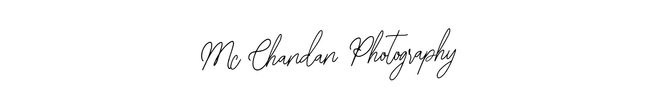 Make a beautiful signature design for name Mc Chandan Photography. Use this online signature maker to create a handwritten signature for free. Mc Chandan Photography signature style 12 images and pictures png