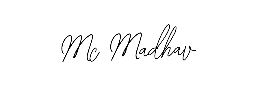 Also You can easily find your signature by using the search form. We will create Mc Madhav name handwritten signature images for you free of cost using Bearetta-2O07w sign style. Mc Madhav signature style 12 images and pictures png
