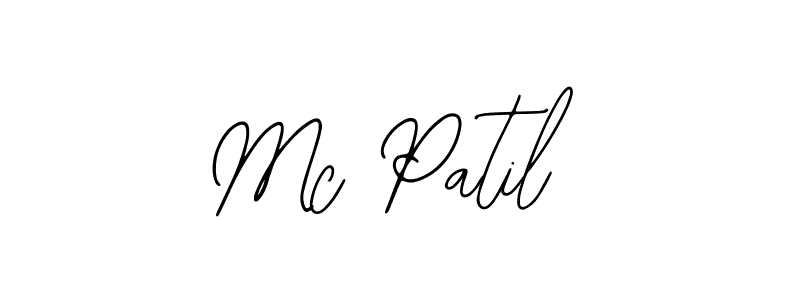 Mc Patil stylish signature style. Best Handwritten Sign (Bearetta-2O07w) for my name. Handwritten Signature Collection Ideas for my name Mc Patil. Mc Patil signature style 12 images and pictures png