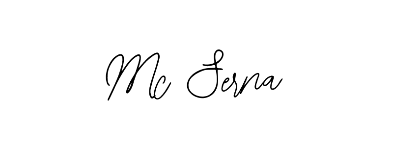 Use a signature maker to create a handwritten signature online. With this signature software, you can design (Bearetta-2O07w) your own signature for name Mc Serna. Mc Serna signature style 12 images and pictures png