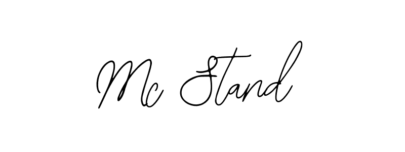 The best way (Bearetta-2O07w) to make a short signature is to pick only two or three words in your name. The name Mc Stand include a total of six letters. For converting this name. Mc Stand signature style 12 images and pictures png