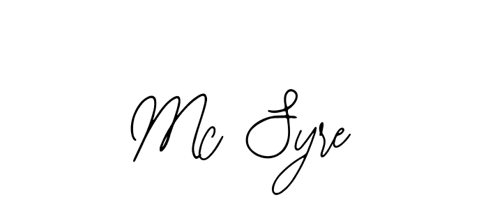 It looks lik you need a new signature style for name Mc Syre. Design unique handwritten (Bearetta-2O07w) signature with our free signature maker in just a few clicks. Mc Syre signature style 12 images and pictures png