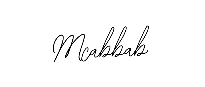 Make a beautiful signature design for name Mcabbab. Use this online signature maker to create a handwritten signature for free. Mcabbab signature style 12 images and pictures png