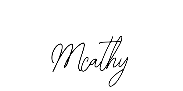 Make a beautiful signature design for name Mcathy. With this signature (Bearetta-2O07w) style, you can create a handwritten signature for free. Mcathy signature style 12 images and pictures png