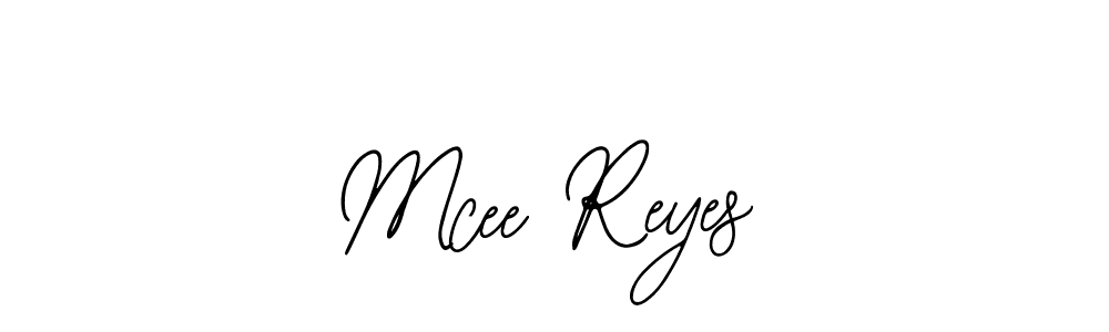 if you are searching for the best signature style for your name Mcee Reyes. so please give up your signature search. here we have designed multiple signature styles  using Bearetta-2O07w. Mcee Reyes signature style 12 images and pictures png