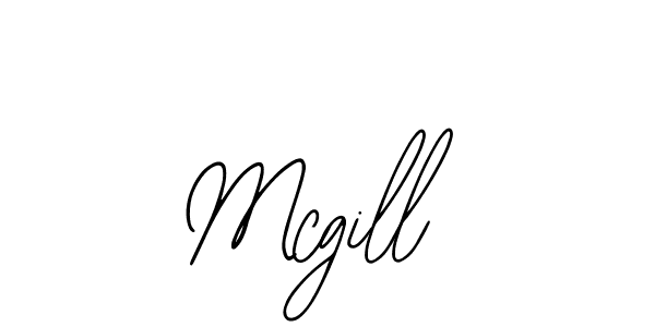 You should practise on your own different ways (Bearetta-2O07w) to write your name (Mcgill) in signature. don't let someone else do it for you. Mcgill signature style 12 images and pictures png