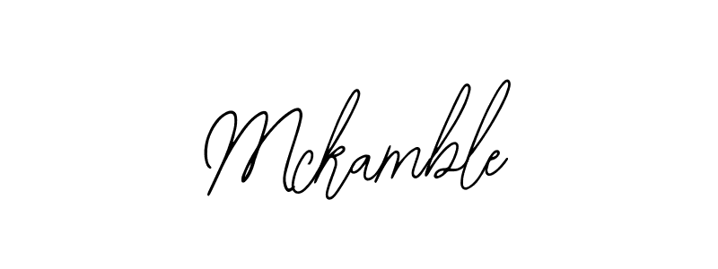 Make a beautiful signature design for name Mckamble. Use this online signature maker to create a handwritten signature for free. Mckamble signature style 12 images and pictures png