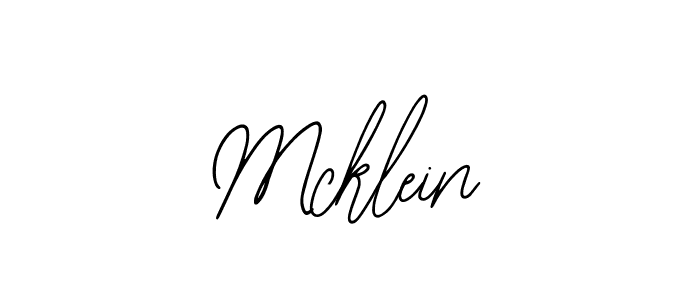 Make a beautiful signature design for name Mcklein. With this signature (Bearetta-2O07w) style, you can create a handwritten signature for free. Mcklein signature style 12 images and pictures png