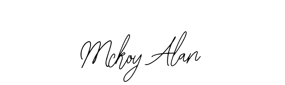 Similarly Bearetta-2O07w is the best handwritten signature design. Signature creator online .You can use it as an online autograph creator for name Mckoy Alan. Mckoy Alan signature style 12 images and pictures png