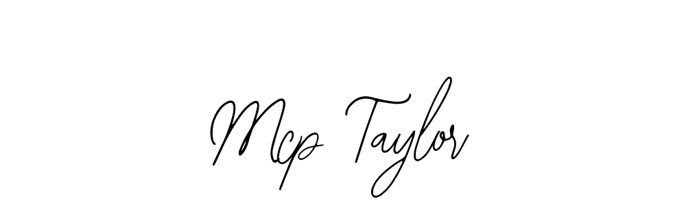 Make a beautiful signature design for name Mcp Taylor. With this signature (Bearetta-2O07w) style, you can create a handwritten signature for free. Mcp Taylor signature style 12 images and pictures png