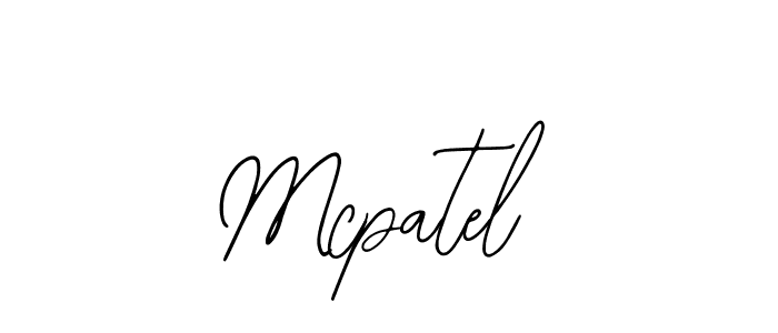 The best way (Bearetta-2O07w) to make a short signature is to pick only two or three words in your name. The name Mcpatel include a total of six letters. For converting this name. Mcpatel signature style 12 images and pictures png