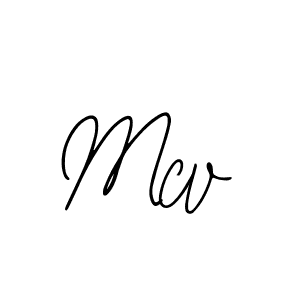 How to make Mcv name signature. Use Bearetta-2O07w style for creating short signs online. This is the latest handwritten sign. Mcv signature style 12 images and pictures png