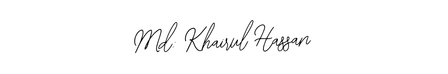 How to make Md: Khairul Hassan signature? Bearetta-2O07w is a professional autograph style. Create handwritten signature for Md: Khairul Hassan name. Md: Khairul Hassan signature style 12 images and pictures png