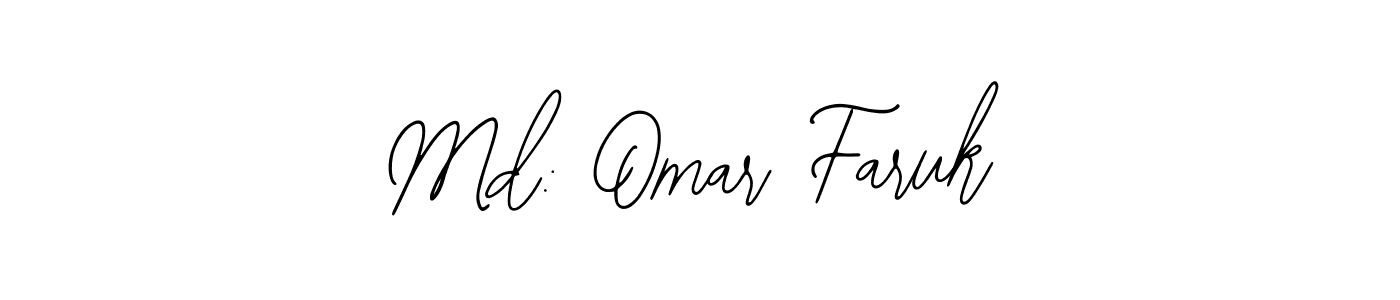 Make a beautiful signature design for name Md: Omar Faruk. With this signature (Bearetta-2O07w) style, you can create a handwritten signature for free. Md: Omar Faruk signature style 12 images and pictures png
