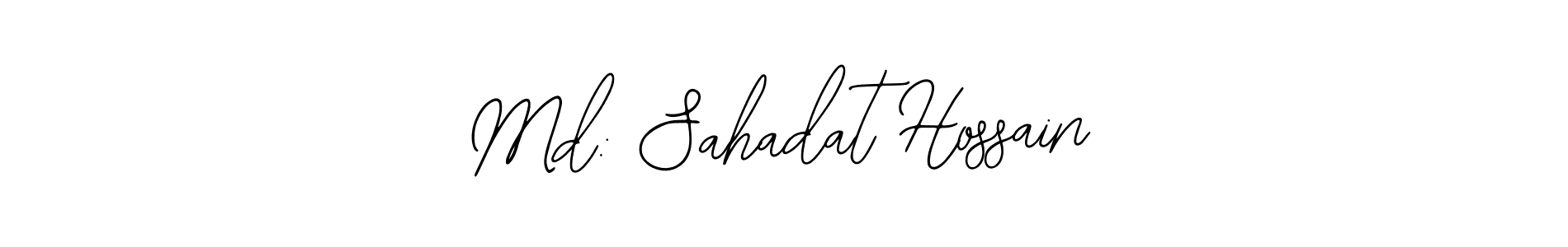 if you are searching for the best signature style for your name Md: Sahadat Hossain. so please give up your signature search. here we have designed multiple signature styles  using Bearetta-2O07w. Md: Sahadat Hossain signature style 12 images and pictures png
