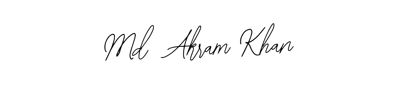 It looks lik you need a new signature style for name Md  Akram Khan. Design unique handwritten (Bearetta-2O07w) signature with our free signature maker in just a few clicks. Md  Akram Khan signature style 12 images and pictures png