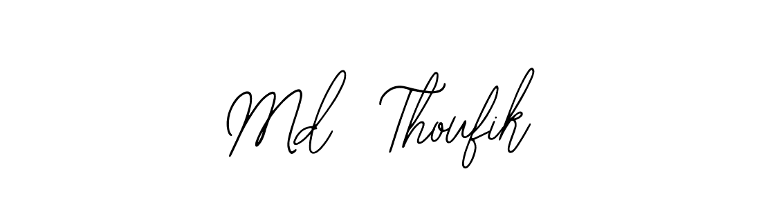 Once you've used our free online signature maker to create your best signature Bearetta-2O07w style, it's time to enjoy all of the benefits that Md  Thoufik name signing documents. Md  Thoufik signature style 12 images and pictures png