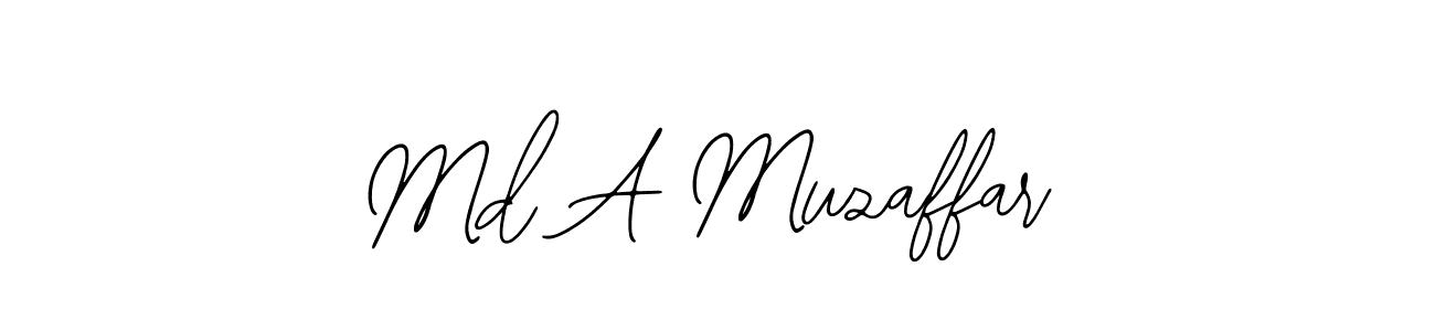 if you are searching for the best signature style for your name Md A Muzaffar. so please give up your signature search. here we have designed multiple signature styles  using Bearetta-2O07w. Md A Muzaffar signature style 12 images and pictures png