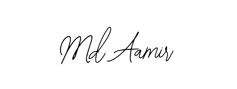 Also we have Md Aamir name is the best signature style. Create professional handwritten signature collection using Bearetta-2O07w autograph style. Md Aamir signature style 12 images and pictures png