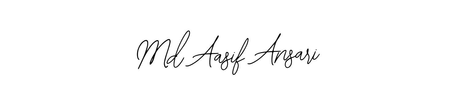 You should practise on your own different ways (Bearetta-2O07w) to write your name (Md Aasif Ansari) in signature. don't let someone else do it for you. Md Aasif Ansari signature style 12 images and pictures png