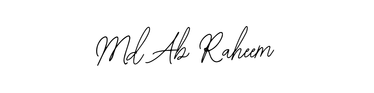 How to Draw Md Ab Raheem signature style? Bearetta-2O07w is a latest design signature styles for name Md Ab Raheem. Md Ab Raheem signature style 12 images and pictures png