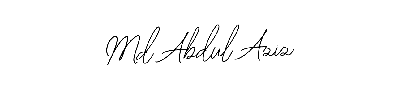 Create a beautiful signature design for name Md Abdul Aziz. With this signature (Bearetta-2O07w) fonts, you can make a handwritten signature for free. Md Abdul Aziz signature style 12 images and pictures png