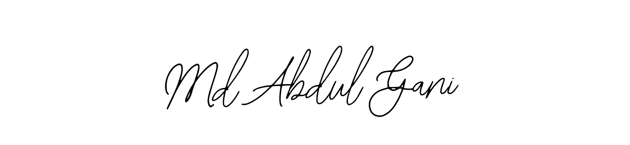 How to make Md Abdul Gani name signature. Use Bearetta-2O07w style for creating short signs online. This is the latest handwritten sign. Md Abdul Gani signature style 12 images and pictures png