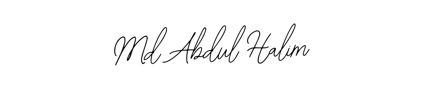 Design your own signature with our free online signature maker. With this signature software, you can create a handwritten (Bearetta-2O07w) signature for name Md Abdul Halim. Md Abdul Halim signature style 12 images and pictures png