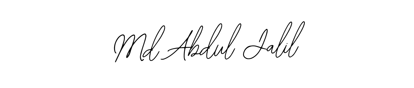 Similarly Bearetta-2O07w is the best handwritten signature design. Signature creator online .You can use it as an online autograph creator for name Md Abdul Jalil. Md Abdul Jalil signature style 12 images and pictures png