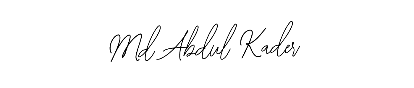 You should practise on your own different ways (Bearetta-2O07w) to write your name (Md Abdul Kader) in signature. don't let someone else do it for you. Md Abdul Kader signature style 12 images and pictures png