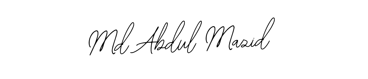 Use a signature maker to create a handwritten signature online. With this signature software, you can design (Bearetta-2O07w) your own signature for name Md Abdul Mazid. Md Abdul Mazid signature style 12 images and pictures png
