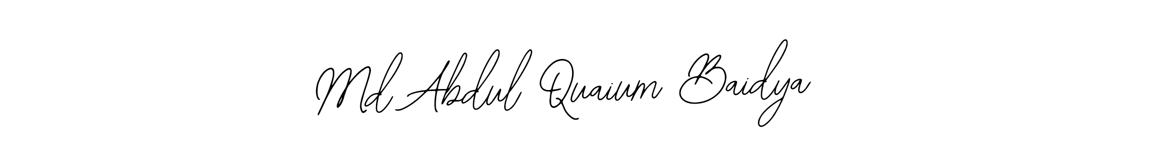 Make a beautiful signature design for name Md Abdul Quaium Baidya . Use this online signature maker to create a handwritten signature for free. Md Abdul Quaium Baidya  signature style 12 images and pictures png