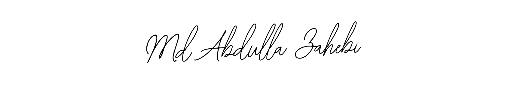 How to make Md Abdulla Zahebi signature? Bearetta-2O07w is a professional autograph style. Create handwritten signature for Md Abdulla Zahebi name. Md Abdulla Zahebi signature style 12 images and pictures png