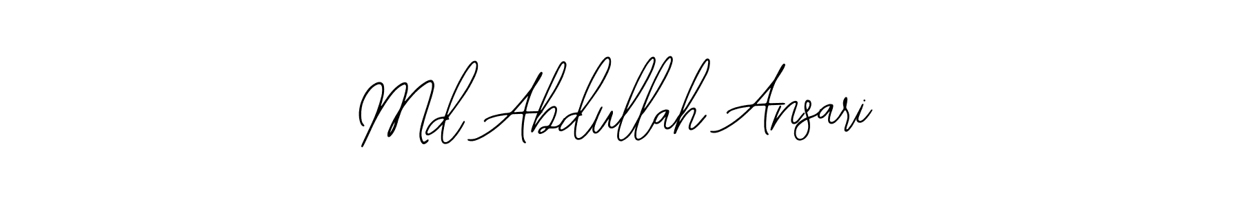 Create a beautiful signature design for name Md Abdullah Ansari. With this signature (Bearetta-2O07w) fonts, you can make a handwritten signature for free. Md Abdullah Ansari signature style 12 images and pictures png