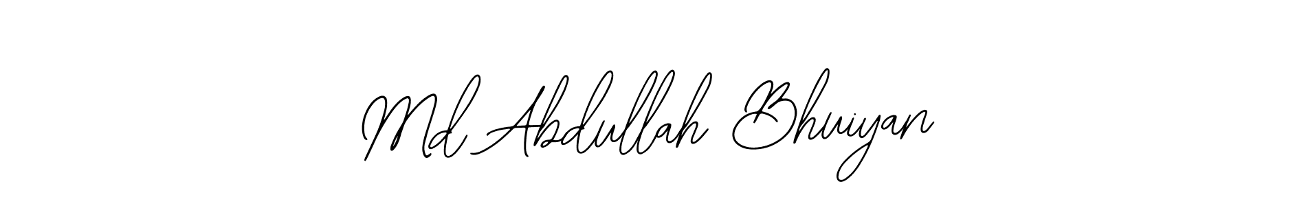 Use a signature maker to create a handwritten signature online. With this signature software, you can design (Bearetta-2O07w) your own signature for name Md Abdullah Bhuiyan. Md Abdullah Bhuiyan signature style 12 images and pictures png