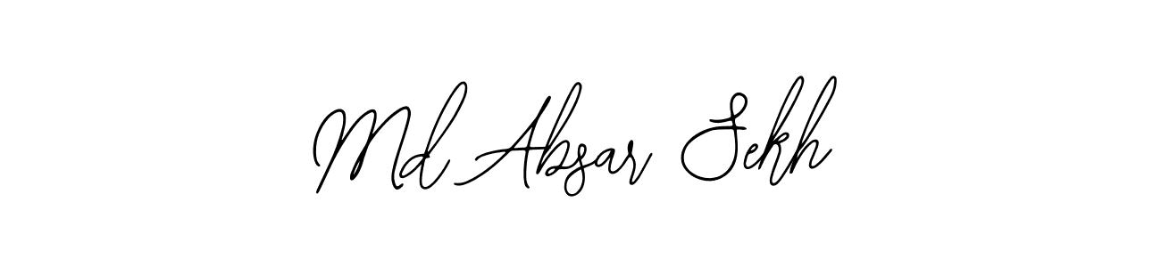 Md Absar Sekh stylish signature style. Best Handwritten Sign (Bearetta-2O07w) for my name. Handwritten Signature Collection Ideas for my name Md Absar Sekh. Md Absar Sekh signature style 12 images and pictures png